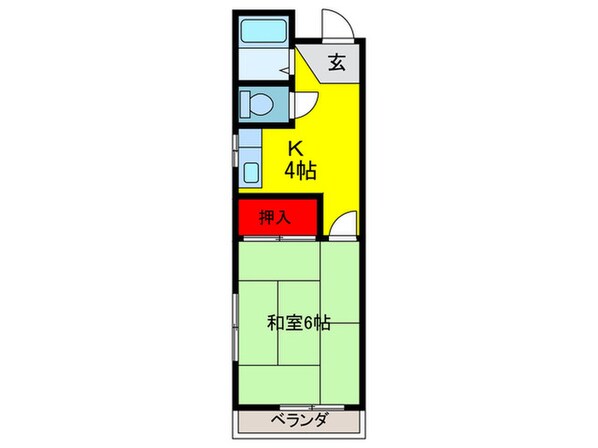 ニュ－ロイヤルハイツの物件間取画像